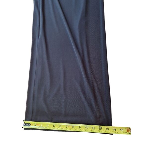 I.N. Studio Chiffon Palazzo Pants Special Occasion Lined Black Wide Leg L Petite - Picture 7 of 13